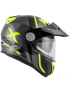 Capacete Trial Givi X33 Canyon Titânio/Fluorescente 2