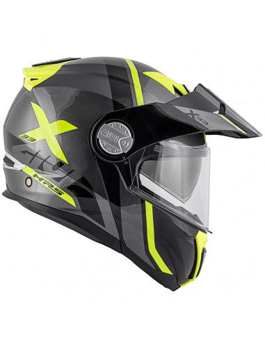 Casque Trial Givi X33 Canyon Titane/Fluorescent