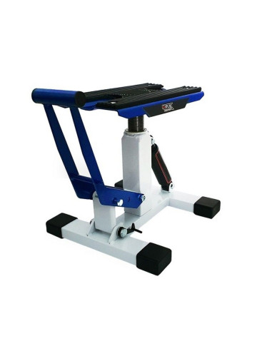 4MX Hydraulic Lift Stand Black/White/Blue
