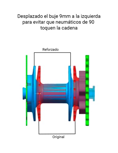 Rueda trasera 19" - Sur Ron Garage