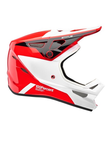 100% Status Hellfire Helmet Red-White
